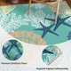 thumbnail image 3 of Alfombra Tritard Nautical Coastal, 122 x 183 cm, turquesa, 3 of 7