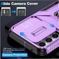 thumbnail image 4 of Funda para GANGXUN Samsung Galaxy A34 5G - Soporte metálico, Función magnética, Morado, 4 of 5