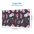 thumbnail image 2 of Kdxio Breast Cancer Awareness1 Print Large Gaming Mouse Pad,Non-Slip Base,Water Resist Keyboard Pad for Gamer,Office & Home,29.5 x 15.8 in, 2 of 6