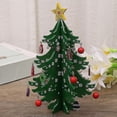 thumbnail image 2 of Adorno de Soporte de Exhibición de Árbol de Navidad JanHm Miniatura 3D 18 Colgantes de Madera, 2 of 4