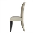 thumbnail image 6 of Castle Place Corduroy Contemporary Wooden Dining Chairs, Cream, Set of 2, 6 of 11