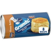 Pillsbury Grands! Southern Homestyle Biscuits, Honey Butter, 8 Count, 16.3 oz