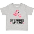 thumbnail image 3 of Inktastic Grammie Loves Me Girl Flamingo Girls Toddler T-Shirt, 3 of 5