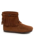 thumbnail image 3 of Minnetonka Women's High Top Back Zip Boots 7.5 M Brown, 3 of 6