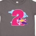 thumbnail image 4 of Inktastic 2nd Birthday Airplane Girls Pilot 2 Year Old Girls Toddler T-Shirt, 4 of 5