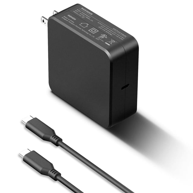NEEWER PD 100W USB C Cargador con 100W Cable Carga Rápida USB C, Cargador Rápido Pared GAN Adaptador