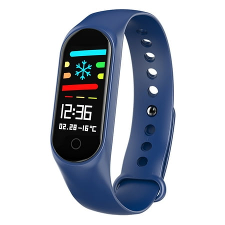 Smart Sports Bracelet Smart Watch Step Calories Distance Heart Rate Blood Pressure Blood Oxygen Sleeping Monitor Sports Mode Message Reminder Stopwatch Running Fitness Sports Smart