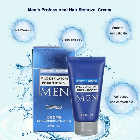 Walfront 60ml Men Body Depilatory Armpit Arm Leg Hair Painless