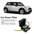 thumbnail image 4 of Stereo Power Supply Filter, 12V Durable Rugged Car Power Filter Noises Reduction  for Amplifiers, 4 of 7