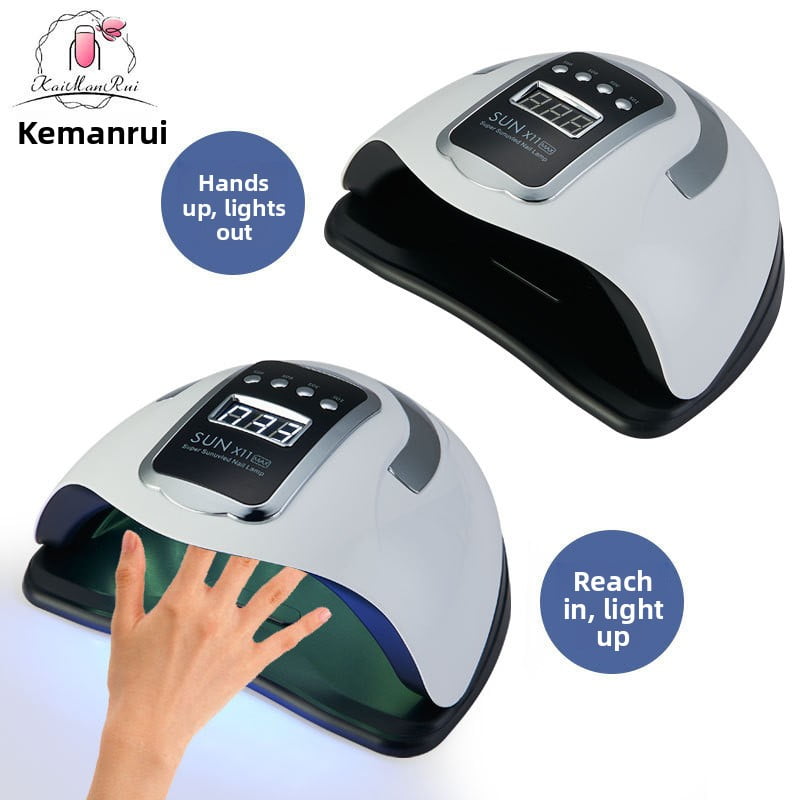 SmartTouch Pro Nail Lamp with Handle - High Power LED/UV Nail Dryer, Intelligent Sensor Fast Curing Light for Gel Polish, Portable Manicure Machine for Home & Salon