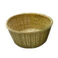 thumbnail image 2 of Cesta de pan de mimbre, cesta de almacenamiento de ratán hecha a mano, cesta redonda para servir alimentos, cesta de almacenamiento de ratán para 24cmx10cm BLESIY Panera de mimbre, 2 of 8