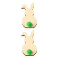 thumbnail image 3 of Inteprter 5 uds. De piezas de madera de conejo, decoraciones de Pascua, estilo Simple, manualidades para álbum de recortes, accesorios de JM01169 2Conjunto, 3 of 6