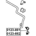 thumbnail image 2 of Febest FRONT LEFT STABILIZER LINK / SWAY BAR LINK # 0123-881 OEM 48810-20010, 2 of 2