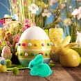 thumbnail image 7 of 1 Pcs Easter Egg Fillers Bunny Toys,Mini Easter Bunny Figurine for Easter Basket Stuffers,Mini Flocked Easter Bunny Ornaments,Foam Bunny Figurines for Party Decorations,(B,2.63x2.36 in), 7 of 7
