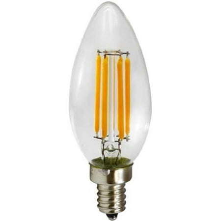 

Dabmar Lighting DL-C35-LED4W-30K C35 E12 Base White LED 4W 120V 30K Filament Bulbs
