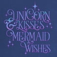 thumbnail image 2 of CafePress - UNICORN KISSES And MERMAID WISHES Maternity T Shir - Maternity Dark T-Shirt, 2 of 3