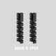 thumbnail image 1 of 2 Pzas Cable Espiral Para Iphone/Android/Tipo C/De Carga USB Teléfono Gao Jiahui unisex, 1 of 2