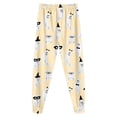 thumbnail image 5 of BOBOGOJP Baby Boys Pajamas Set Girls Halloween Pajama Set Long Sleeve Pants Sleepwear Outfits Cute Pumpkin Print Toddler Kids Loungewear Yellow for Size 5-6 Years, 5 of 8
