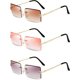 thumbnail image 1 of Gafas de Sol Weewooday Vintage Sin Montura Rectangulares Tinteadas 3 Pares, 1 of 6