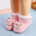 thumbnail image 2 of Ketyyh-chn99 Baby Booties Fall Shoes Baby Boys Girls Unisex Walking Shoes First Step Walker Lightweight Non-Slip High top (-Toddler) Pink,4.5, 2 of 5