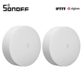 thumbnail image 1 of SONOFF Temperature and Humidity Sensor, Requires Zigbee Hub , for Remote Monitoring and Home Automation, Wireless Thermometer Hygrometer, Compatible with Google Home, Alexa, Works with IFTTT 2Packs, 1 of 13