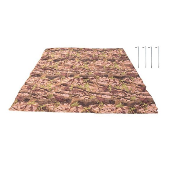 Base para Tienda de Campaña, Lona Portátil para Camping, Alfombra para Picnic, Refugio de Tafetán de Poliéster Resistente Al Desgaste E Impermeable, a 15 x 2 metros