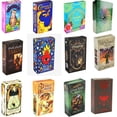 thumbnail image 1 of Cartas de Tarot de estilo 400, oráculo dorado, Art Nouveau, la bruja verde, celta Universal, Thelema, Steampunk, juegos de mesa, oferta, 1 of 4