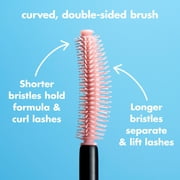 e.l.f. Lash N Roll® Curling & Lifting Mascara, Deep Brown, 0.32oz