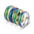 thumbnail image 2 of Pack de 5 anillo de acero inoxidable anillo unisex kaili Sencillez, 2 of 2