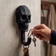 thumbnail image 3 of MInHoues Halloween Skull Head Wall Hook, 3D Printed Gothic Decor Utility Hanger, Multi-Purpose Craft Wall Mount Holder for Home, Kitchen and Entryway, Black 1-Pack, 3 of 3