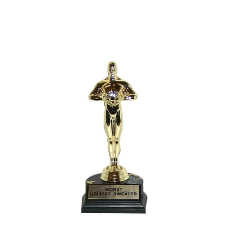 Ugliest Christmas Jumpers Aahs Engraving Christmas and Thanksgiving Holiday Party Trophies-7