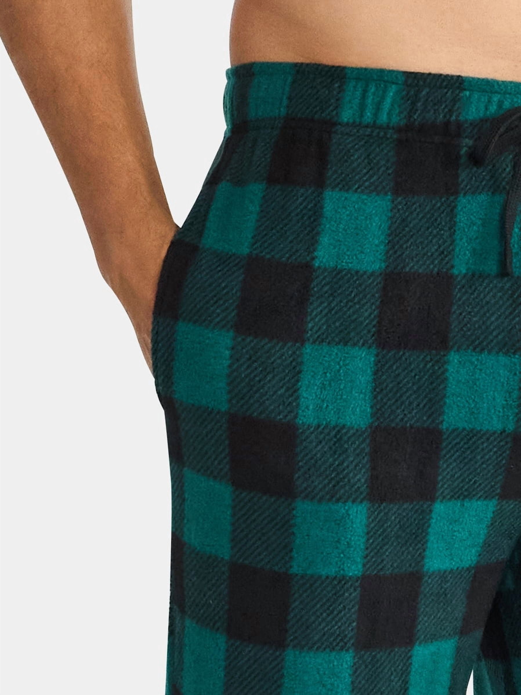 Holiday Time Men's Rolled Sleep Pants with Pockets, Size S-2XL