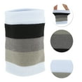 thumbnail image 3 of Unique Bargains 1 Pc Breathable Wrist Sweatbands Comfortable Sweatbands Wristband Sport White Grey, 3 of 6