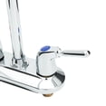 thumbnail image 5 of LELINTA Two-Handle Kitchen Faucet-Brushed Nickel Two Handle Bathroom SiLELINTA Faucet,Without Pop Up Drain and Hot & Cold Water Hose, 5 of 8