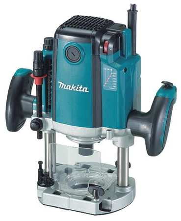 Router Plunge Power Tool Cored Teal Slim Ergonomically Variable Speed New 