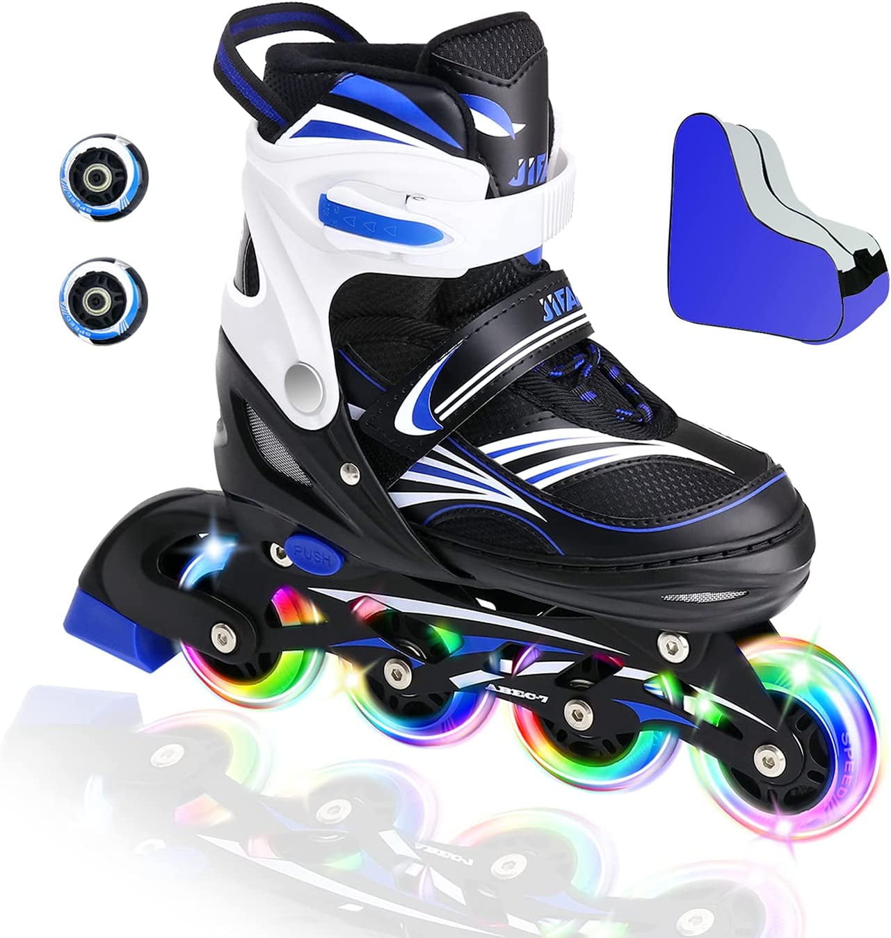 CAROMA New Inline Skates for Kids Adults Size5 6~11 Adjustable Roller Blades Hot