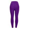 thumbnail image 6 of Leggings for Women Scrunch Butt Lifting High Waisted Solid Color Tight fit Quick Drying Long Yoga Pants Tummy Control Workout Athletic Leggings, 6 of 9