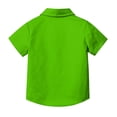 thumbnail image 4 of Bnwani Boys Shirts Comfortable Breathable Shirts for Girls Printed Tee Green Sizes 2-14, 4 of 8