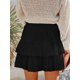 thumbnail image 3 of Pantalones cortos Aoudery Flowy para mujer, pantalones cortos estilo bohemio con volantes, 3 of 6