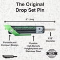 thumbnail image 2 of Performance Pin / Drop Set Pin 5/16" Diameter 4" Long - Black, 2 of 4