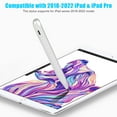 thumbnail image 2 of Stylus Pen Fit for iPad, TSV Active Stylus Pen for Touch Screens, Fine Point Digital Stylist, Rechargeable Stylus Pencil Compatible with iPad Pro/ iPad Air/ iPad Mini, 2 of 9