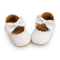 thumbnail image 4 of qILAKOG Baby Girl Shoes, Closed Toe White, 0-3 Months, 4 of 7