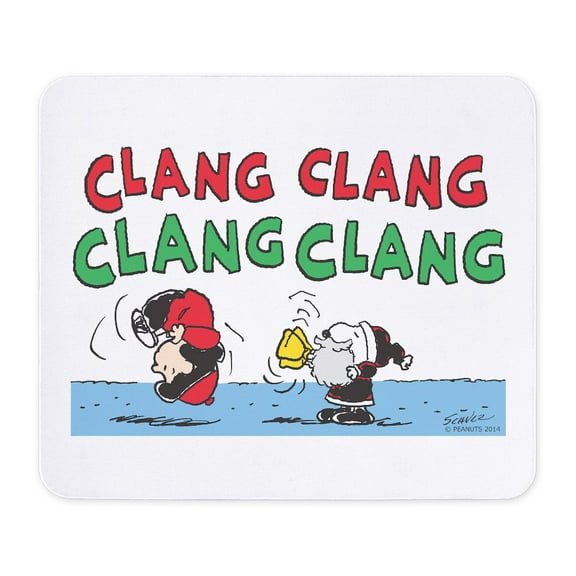 CafePress - Snoopy And Lucy Christmas Mousepad - Non-slip Rubber Mousepad, Gaming Mouse Pad