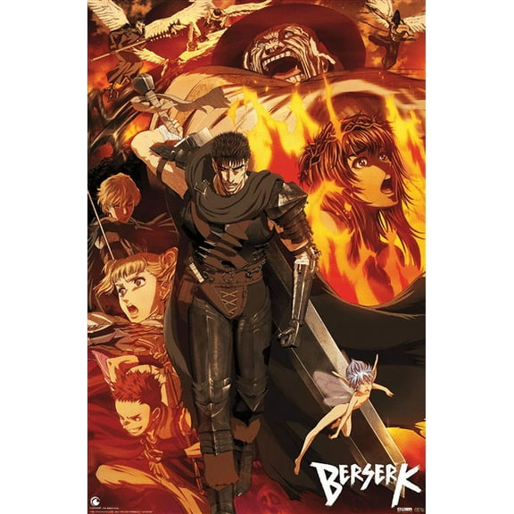 Berserk - Group Wall Poster, 22.375" x 34"