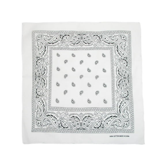CTM Cotton Paisley All-Purpose Bandanas (Pack of 5 of Same Color)