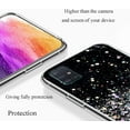 thumbnail image 3 of Compatible with Samsung A71 5g Case Clear Glitter Silicone, Phone Samsung Galaxy A71 5g Case Glitter Sparkle Pink Shockproof Thin Cover (Black), 3 of 13