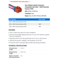thumbnail image 2 of Door Window Switch Connector - Compatible with 2003 - 2008 Chevrolet Express 2500 - AC Delco, 2 of 2