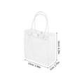 thumbnail image 2 of Raindrops Clear Goodie Bags 10Pcs Large Capacity PVC Transparent Tote for Business Events and Shopping, 2 of 8