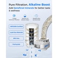 thumbnail image 4 of Restored [Alkaline] Waterdrop Water Filter for Sink Faucet, Filter Life Reminder, 320 Gallon, 1 Filter (Refurbished), 4 of 9