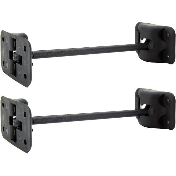 RecPro RV T-Style Door Holder Catch | Latch Holder | Cargo Hatch | RV Door Holder | RV Door Hardware | 2 Pack (10 Inches, Black)